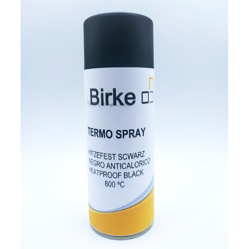 Spray de pintura anticalórica negra 800 grados para escapes y motores
