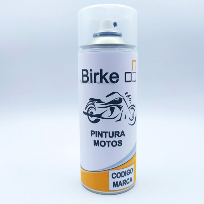 Spray pintura bicapa para moto: color original y acabado personalizable (Brillo, Satinado o Mate).