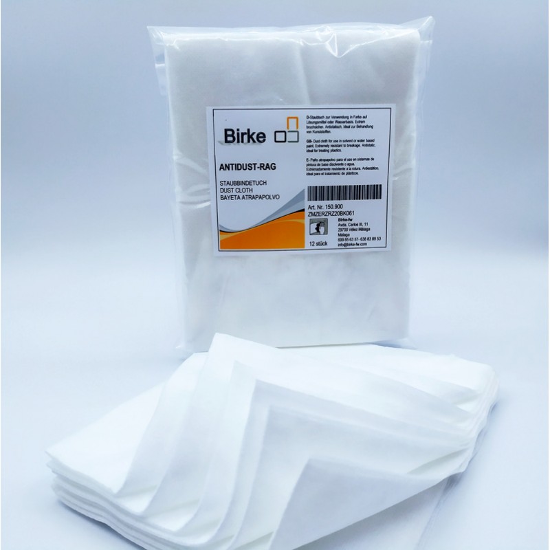 Gasa de limpieza de polvo en superficies de vehículos