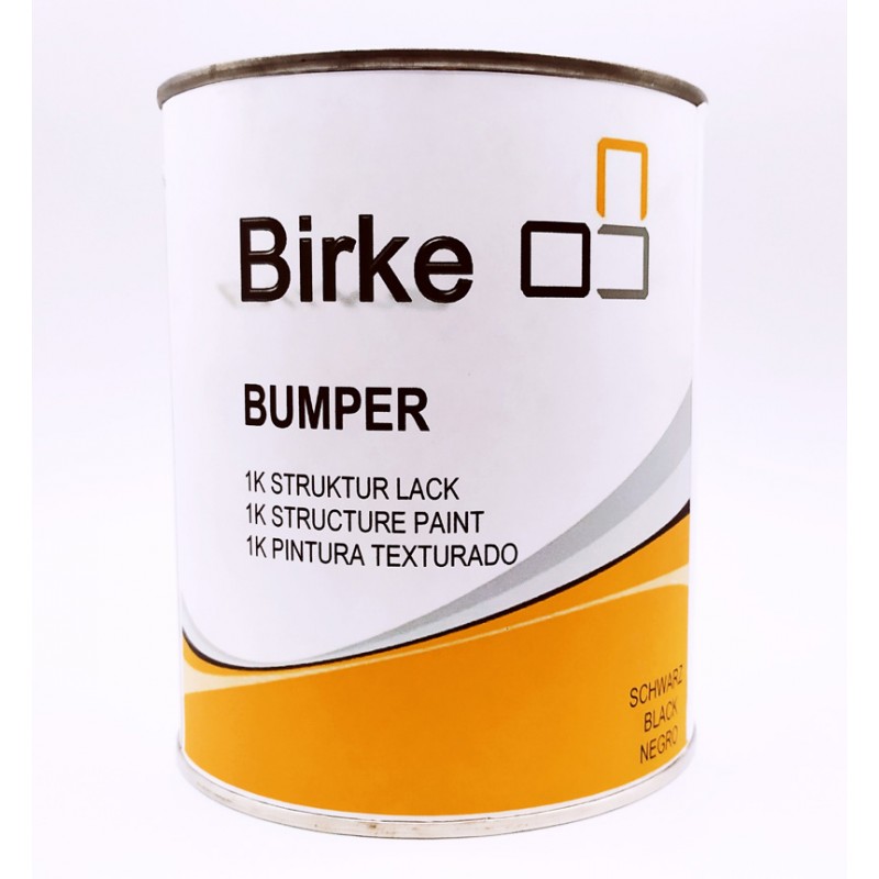 Pintura texturada profesional de 1L: Máxima renovación y protección para paragolpes y molduras de plástico exteriores.