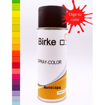 Spray pintura monocapa coche brillo directo 400ml colores lisos y RAL
