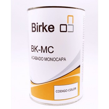 Bote de pintura monocapa brillo directo mezcla 2 a 1 con catalizador