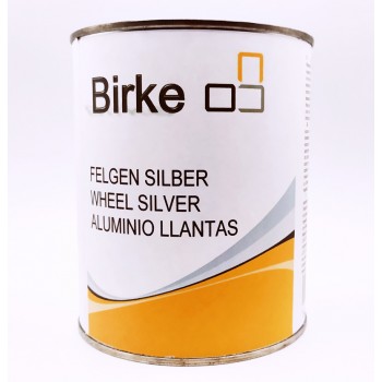 Bote de pintura aluminio profesional para llantas 1 Litro