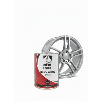 Bote de pintura aluminio profesional para llantas 1 Litro