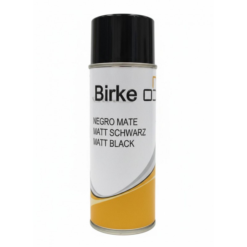 Spray Negro Mate 400ml: Pintura de alta calidad para la renovación y protección de plásticos y metales.