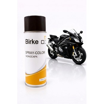 Spray monocapa para moto: color original a medida con acabado de brillo directo.