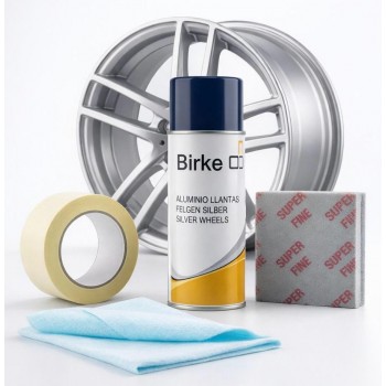 kit spray aluminio llantas profesional