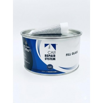 Masilla Fill Glass 1.8kg: Máximo refuerzo y fácil modelado para reconstrucción de pieza.