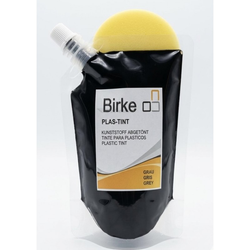 Restaurador de plásticos negro y gris para coches