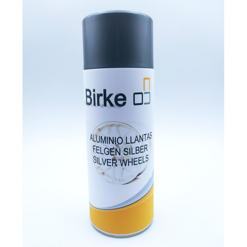 Spray pintura aluminio para llantas acabado metálico satinado 400ml